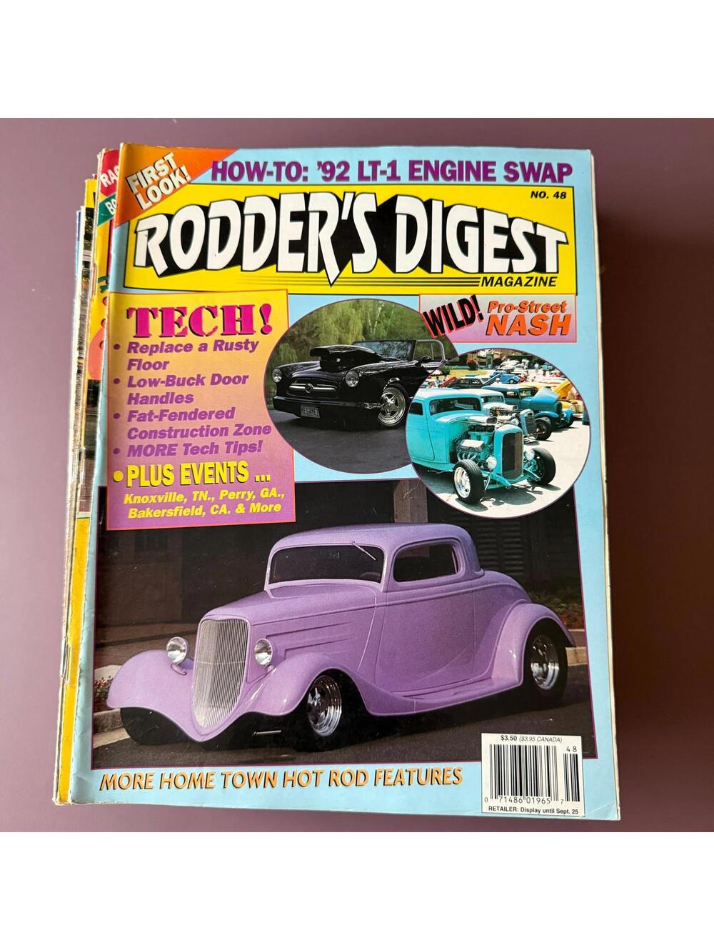 Vintage Hot Rodder Chevy Auto Magazine Custom Rodder B2